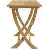 vidaXL Tavolo da Giardino Pieghevole 110x55x75cm Legno Massello Acacia