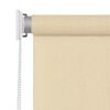 vidaXL Tenda a Rullo per Esterni 220x140 cm Crema