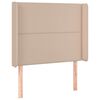 vidaXL Testiera ad Orecchio Cappuccino 83x16x118/128 cm in Similpelle