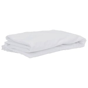 vidaXL Coprimaterasso Bianco 140x190 cm Impermeabile