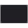 vidaXL Paraschizzi per Cucina Nero 90x60 cm in Vetro Temperato