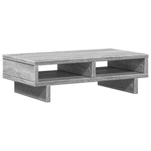 vidaXL Supporto per Monitor Grigio Sonoma 50x27x15 cm in Truciolato