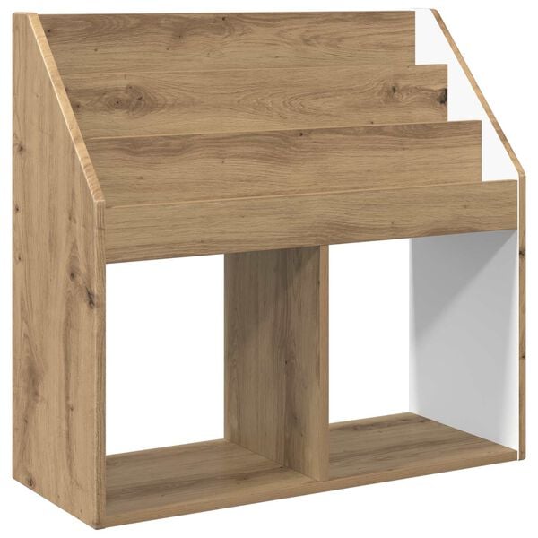 vidaXL Libreria per Bambini Rovere artigianale 72,5 x 29,5 x 69 cm