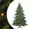 vidaXL Albero di Natale Artificiale con Rami Pieghevoli Verde 210 cm