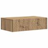 vidaXL Tavolino da Parete Laterale 87,5 x 34,5 x 17 cm