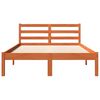 vidaXL Letto senza Materasso Marrone Cera 120x200 cm in Legno di Pino