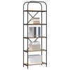 vidaXL Libreria Rovere artigianale 60 x 30 x 183 cm Legno multistrato