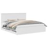 vidaXL Struttura del letto Bianco 180 x 200 cm Legno Ingegnerizzato
