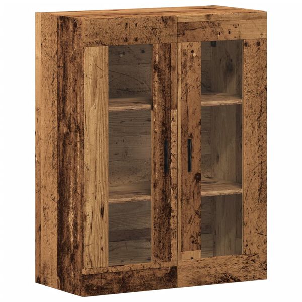 vidaXL Mobile a Parete Legno Antico 69,5x34x90 cm