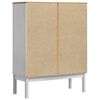 vidaXL Credenza FLORO Bianco 70 x 30 x 70,5 cm Legno di Pino Massello