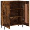 vidaXL Credenza Rovere Fumo 69,5x34x90 cm in Legno Multistrato