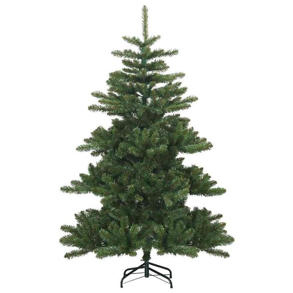 vidaXL Albero di Natale Artificiale con Rami Pieghevoli Verde 150 cm