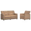 vidaXL Set di divani 2 pcs Cappuccino Similpelle