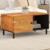 vidaXL Tavolino da Salotto 80x50x40 cm Legno Massello di Acacia