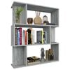 vidaXL Libreria/Divisorio Grigio Sonoma 80x24x96 cm Legno Ingegnerizzato