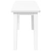 vidaXL Panca 90 cm Bianco in Legno Massello di Hevea