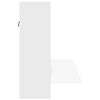 vidaXL Scrivania a Parete Bianca 105x48x75 cm in Legno Multistrato