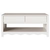 vidaXL Tavolino da salotto con cassetto Drammen Bianco 99 x 55 x 45 cm