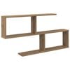 vidaXL Scaffale da parete Rovere Artigianale 100 x 12 x 50,5 cm