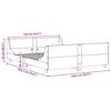 vidaXL Letto senza Materasso 135x190 cm in Legno Massello di Pino