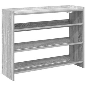 vidaXL Scarpiera Grigio Sonoma 80x25x62 cm in Legno Multistrato