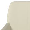 vidaXL Poltrona Crema 61x78x80 cm Similpelle