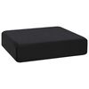 vidaXL Cuscino per la seduta 40 x 40 x 11 cm Schiuma PU Nero