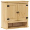 vidaXL Mobile Bagno a Parete Corona 70x33x71,5cm Legno Massello Pino