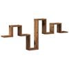 vidaXL Scaffale da parete Legno vecchio 104,5 x 43 x 10 cm