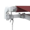 vidaXL Tenda da Sole Retrattile Manuale con LED Bord&ograve; 350x250 cm