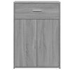 vidaXL Credenze 2 pz Grigio Sonoma 60x30x84 cm in Legno Multistrato