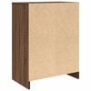 vidaXL Scarpiera Rovere Marrone 57x34x76 cm in Legno Multistrato