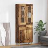 vidaXL Credenza Legno vecchio 69,5 x 34 x 180 cm Legno multistrato