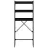 vidaXL Scaffale per Lavatrice Nero 67x25x163 cm in Legno Multistrato