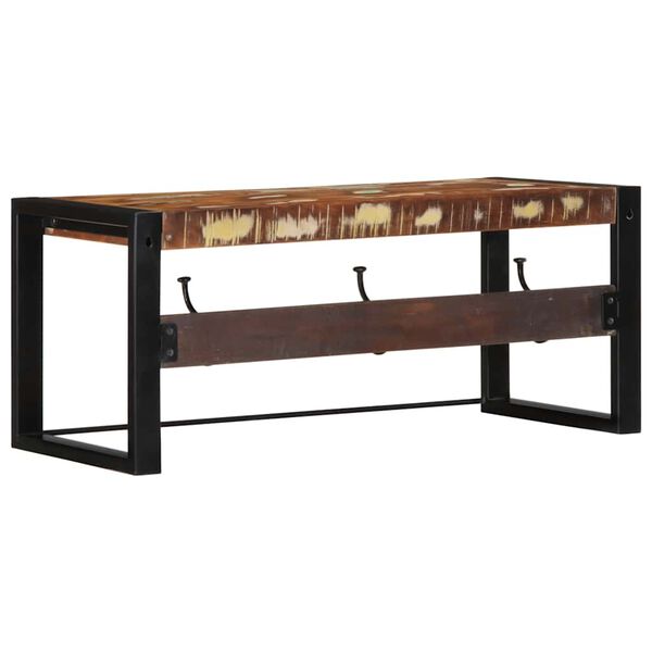 vidaXL Appendiabiti Multicolore 80x35x35 cm in Legno Massello Recupero