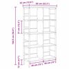 vidaXL Libreria Rovere artigianale 82 x 32 x 144,5 cm