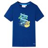 vidaXL Maglietta da Bambino Blu Scuro 128