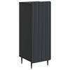 vidaXL Credenza Nero 34,5 x 33 x 92 cm Legno ingegnerizzato