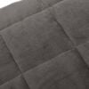 vidaXL Coperta Ponderata Grigia 155x220 cm 11 kg Tessuto