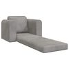 vidaXL Divano letto Grigio chiaro 98 x 71 x 83 cm Velluto
