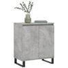 vidaXL Credenza Grigio Cemento 60x35x70 cm in Legno Multistrato