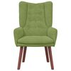 vidaXL poltrona Verde chiaro 63 x 67 x 94 cm Velluto