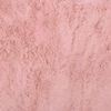 vidaXL Tappeto in Pelliccia Sintetica di Coniglio Olite Rosa &Oslash; 80 cm