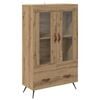 vidaXL Credenza Rovere artigianale 69,5 x 31 x 115 cm