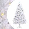 vidaXL Albero di Natale Artificiale con Rami Pieghevoli Bianco 270 cm