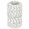 vidaXL Corda multiuso 2 mm 50 m Bianco Poliestere 50 kg Carico massimo