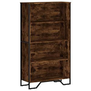 vidaXL Libreria Rovere Fumo 80x31x137,5 cm in Truciolato