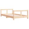 vidaXL Giroletto per Bambini 80x160 cm in Legno Massello di Pino
