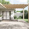 vidaXL Paravento Verticale Tortora 60x1200 cm in Tessuto Oxford
