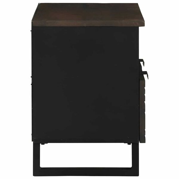 vidaXL Unità TV con cassetto Noce 70 x 33 x 46 cm Legno multistrato